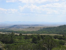 View from the stockade twords Lover's Leap Turnaround